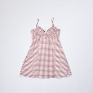 Princess polly mini dress plaid checkered